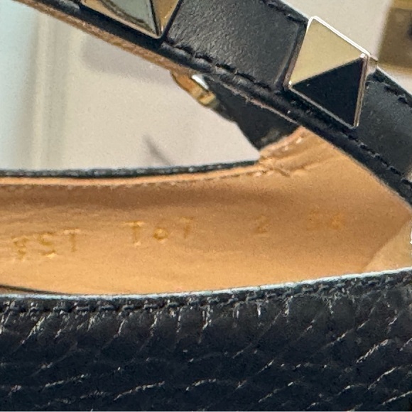 Black Studded Women's Flats - Picture 8 of 9